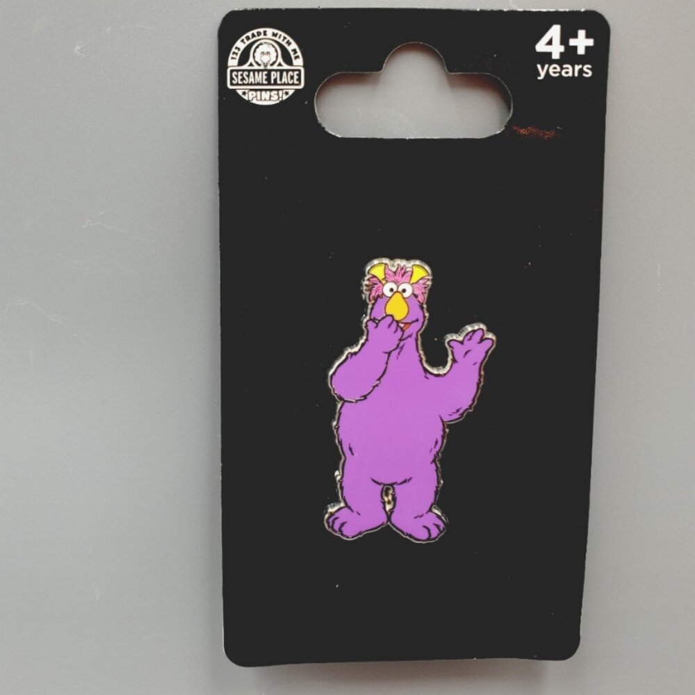 Sesame Street Place Classic Collection Purple Honker Horns Pinback Pin